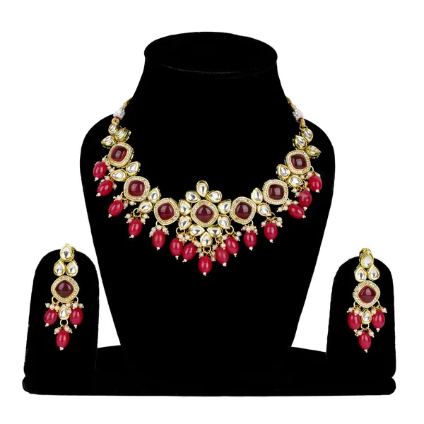 Rani_Nandini_Ethnic_Kundan_AD_Necklace_Set-_Red