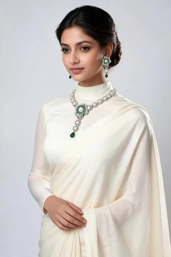 Jennifer_American_Diamond_Nano_Emerald_Necklace_Set