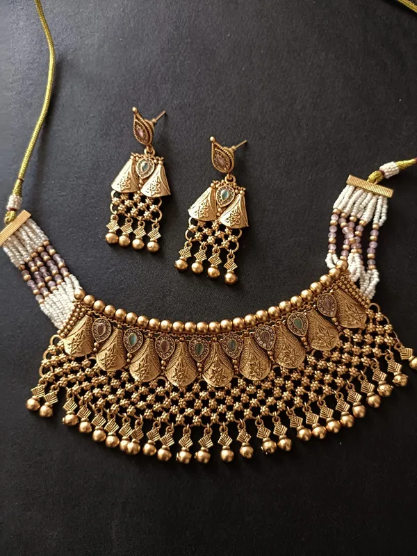 Saharika_Gold_Plated_Royal_Necklace_Set