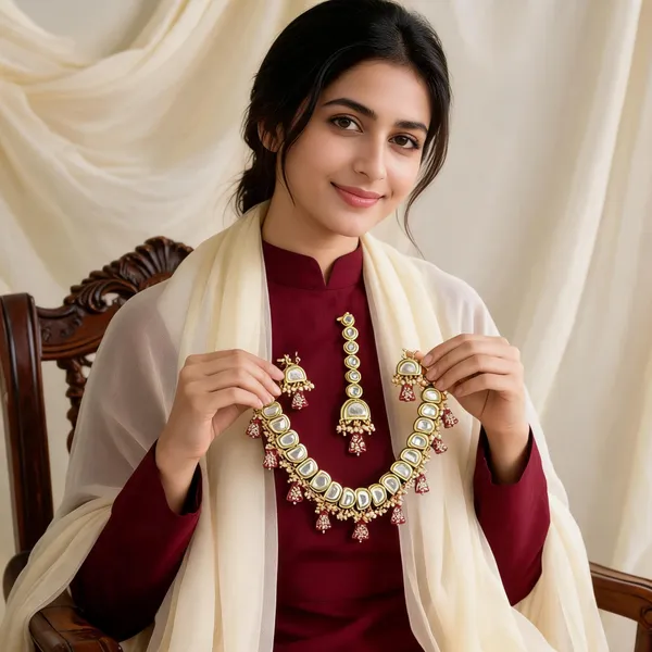 Rani_Varunya_Ethnic_Kundan_Necklace_Set-_Maroon