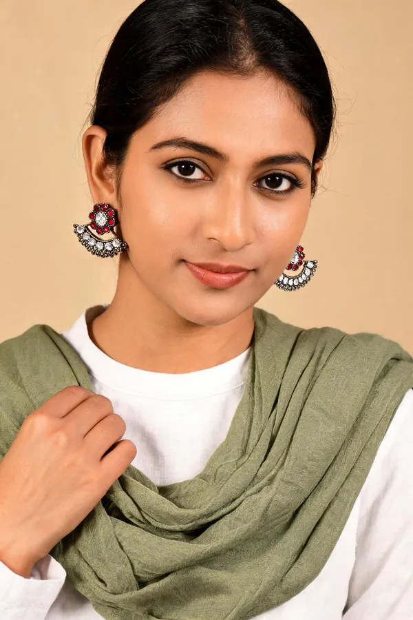 Zoya_Oxidised_Earring