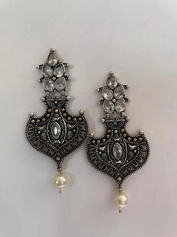 Kavya_Oxidised_Earrings