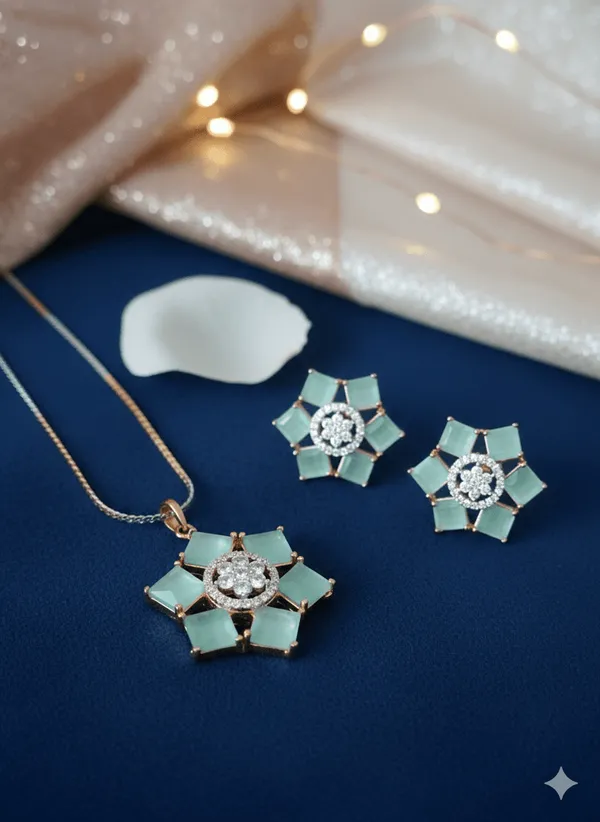 Mint_Bloom_Floral_Pendant_Set