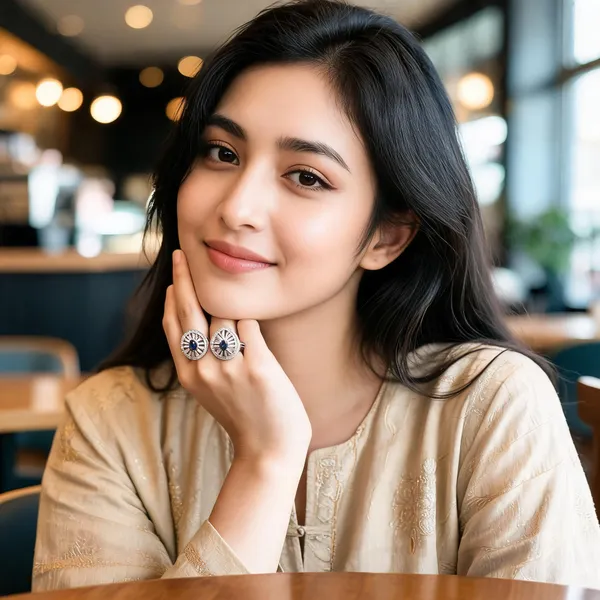 Sydnee_Blue_Oval_American_Diamond_Ring_-_Pack_of_2