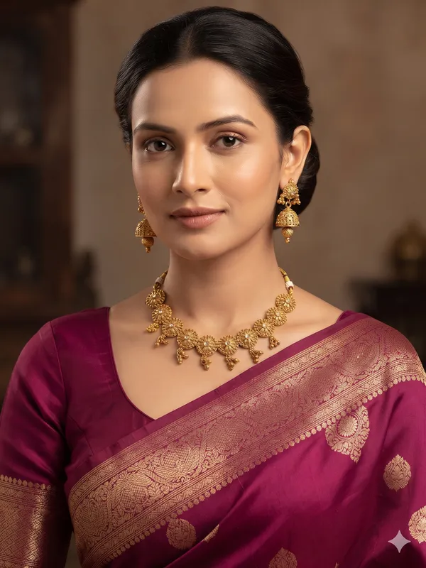 Royal_Antique_Gold_Polished_Necklace_Set