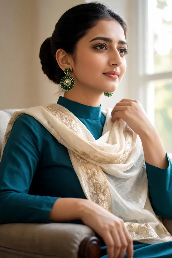 Sulochna_Ethnic_Green_Beads_Ear_Studs