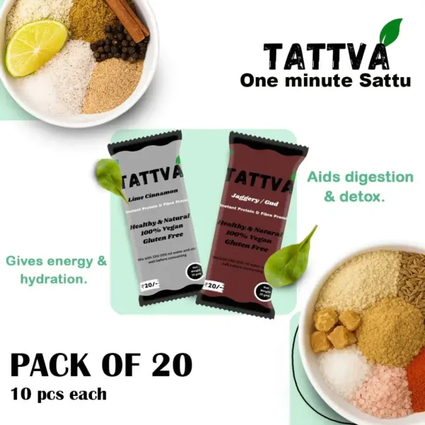 Tattva_Jaggery_Lime_Cinnamon_Sattu_Mix_10_Pieces_Each_Pack_Of_2