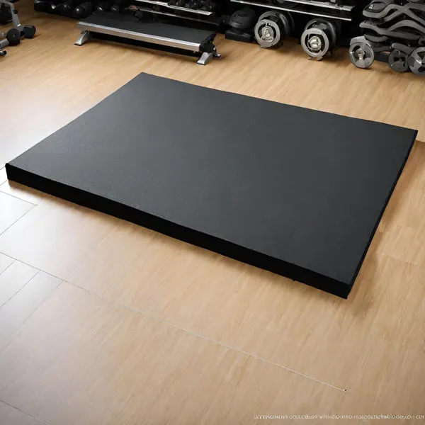 Idol_30mm_Gym_Flooring_Mat_8x5_Foot_Eva_Rubber_Exercise_Mat_For_Dumble_Area_Black