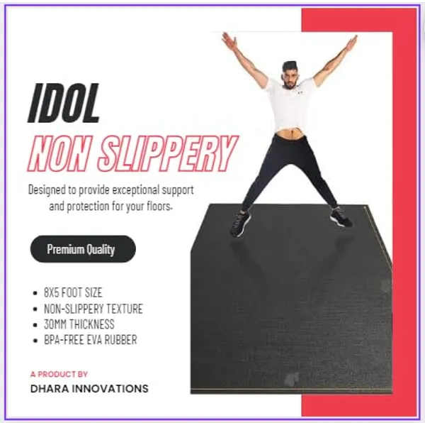 Idol_30mm_Gym_Flooring_Mat_8x5_Foot_Eva_Rubber_Exercise_Mat_For_Dumble_Area_Black