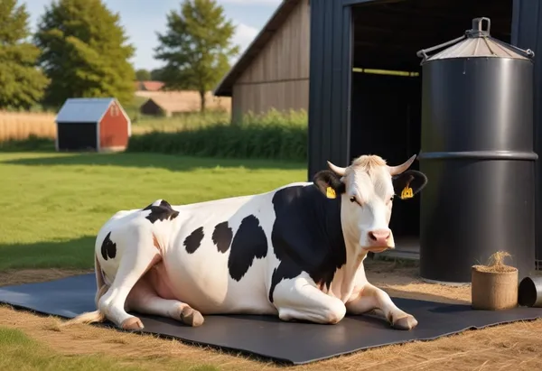 Idol_Eva_Black_Rubber_Mat_Size_8_Foot_By_5_Foot_With_Thickness_Of_30_Mm_For_Cows_Buffalo_And_Horses_Waterproof_And_Easy_To_Clean