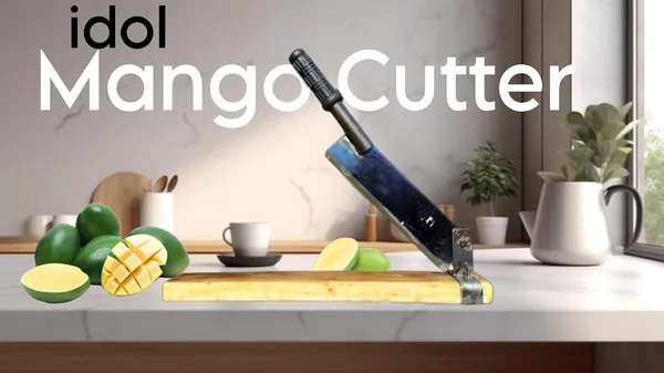 Idol_Mango_Cutter_Handmade_High_Carbon_Steel_Blade_With_Wooden_Base_Fruit_Cutting_Knife