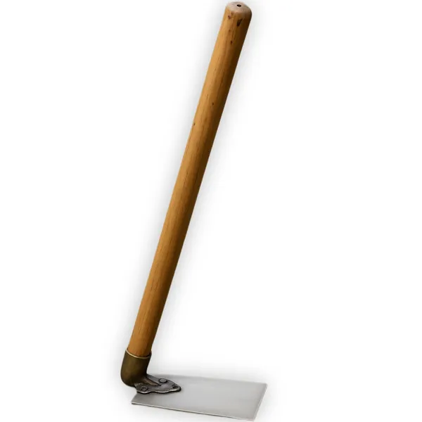 Slicemaster_By_Dhara_9_Inch_Stainless_Steel_Garden_Hoe_Tool_4_Wide_Sharp_Blade_With_Wooden_Handle_For_Weeding_Scrapping_Grass_Cutting_Soil_Tilling_Farming_Use
