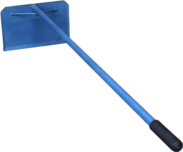 Scrapmaster_By_Dhara_Heavy_Duty_Dung_Cleaning_Shovel_Spade_With_4_Feet_Metal_Pipe_Handle_Rubber_Grip_Strong_Durable_Cow_Dung_Cleaning_Tool_For_Farming_Agriculture_Gardening_Powder_Coat_Paint