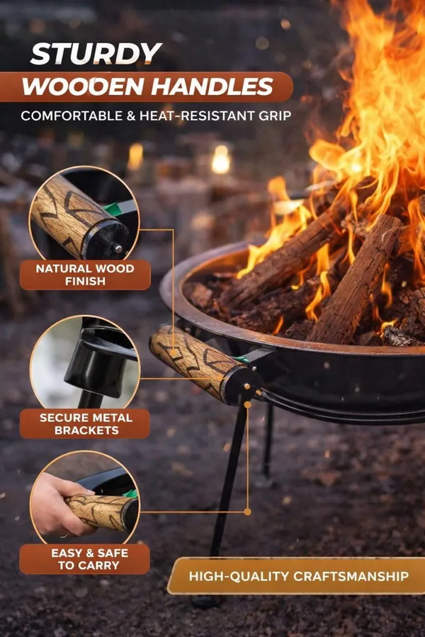 Blazenest_Outdoor_Steel_Fire_Pit_With_3_Leg_Stand_Wooden_Handles_Garden_Fire_Bowl_For_Bonfire_Bbq_Patio_Heating_Camping