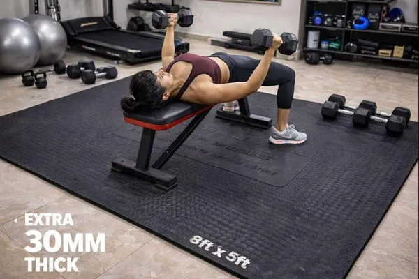 Ironvolt_By_Dhara_Floormax_Heavy_Duty_Gym_Flooring_Mat_8_5_Ft_30mm_Thick_Eva_Rubber_Exercise_Mat_For_Treadmill_Powerlifting_Dumbbell_Zone_Anti_Skid_Impact_Resistant_Noise_Control_Black