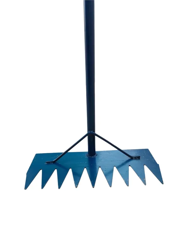 Agroforge_Tools_Heavy_Duty_Agriculture_Rake_Hardened_Steel_Teeth_4_Feet_Long_Pipe_Handle_Rust_Resistant_Powder_Coated_Garden_Farm_Tool_For_Soil_Levelling_Field_Cleaning_Compost_Spreading