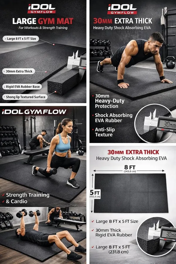 Idol_Gymflow_Eva_Rubber_Gym_Mat_8x5_Ft_Black