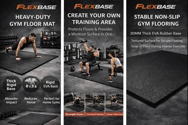 Flexbase_By_Dhara_Heavy_Duty_Gym_Exercise_Floor_Mat_8x5_Ft_Black