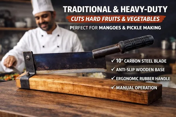 Megaslice_Acharmaster_Mango_Cutter_Designed_For_Effortless_Raw_Mango_Jackfruit_Cutting_10_Inch_Steel_Blade_Stable_Wooden_Base_Manual_Power_Tool