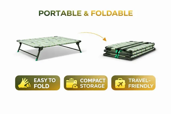 Pawfold_Elevated_Dog_Bed_Foldable_Heavy_Duty_1_Inch_Thik_Pipe_Frame_Breathable_Nylon_Strap_Fabric_Water_Resistant_Washable_Anti_Slip_Feet_Indoor_Outdoor_Pet_Cot_Bed_Large_36x24x12_Inch