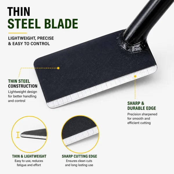 Idol_Heavy_Duty_Grass_Cutter_Tool_With_90cm_Metal_Handle_High_Carbon_Steel_Weed_Remover_Scraper_Ergonomic_Grip_Rust_Resistant_Manual_Gardening_Tool_For_Edges_Corners_Farm_Use