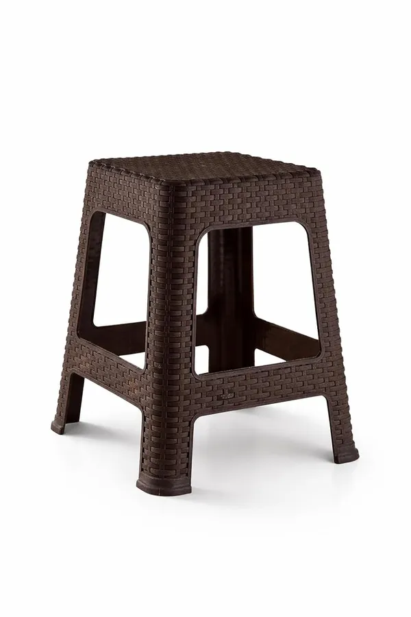 Idol_Stool_Plastic_Sitting_Stool_Heavy_Duty_Lightweight_Durable_Non_Slip_Surface_Indoor_Outdoor_Use_For_Home_Kitchen_Bathroom_Garden_Office_Brown_49_Cm_Height