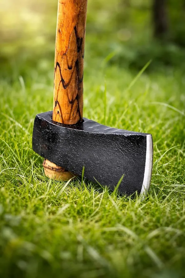 Ironhunt_Heavy_Duty_2_Kg_Axe_With_36_Inch_Wooden_Handle_Felling_Axe_For_Tree_Cutting_Wood_Chopping_Farming_Gardening_Tempered_Iron_Blade_Heavy_Duty_Kulhadi