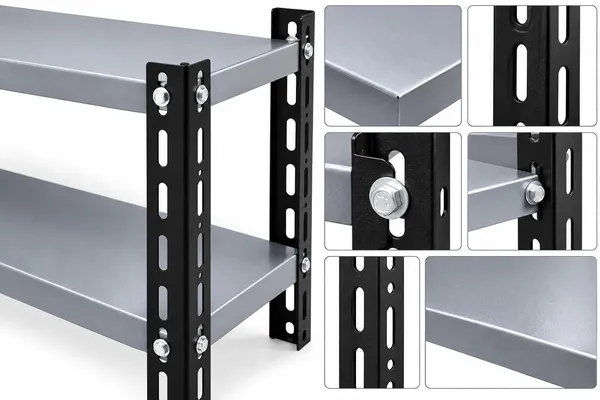 Idol_2_Tier_Modern_Metal_Shoe_Rack_Compact_Footwear_Storage_Stand_Black_Grey