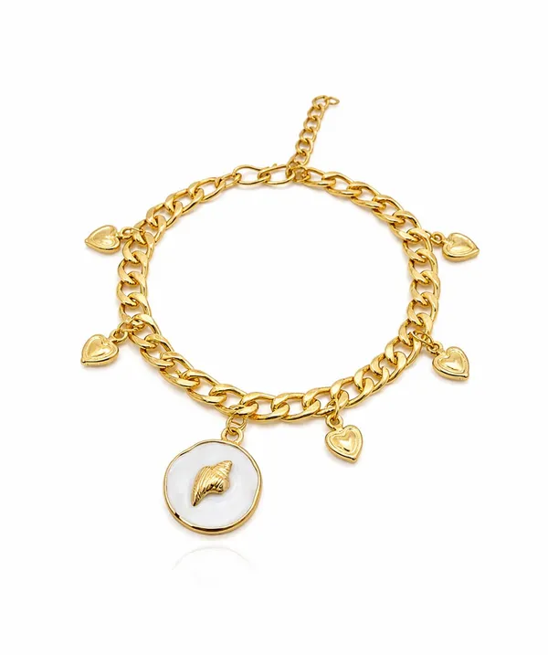 Gold_Tone_Heart_Charm_Bracelet_for_Women_|_Stylish_Chunky_Link_Bracelet_with_Hanging_Heart_Charms_(A471,_1)