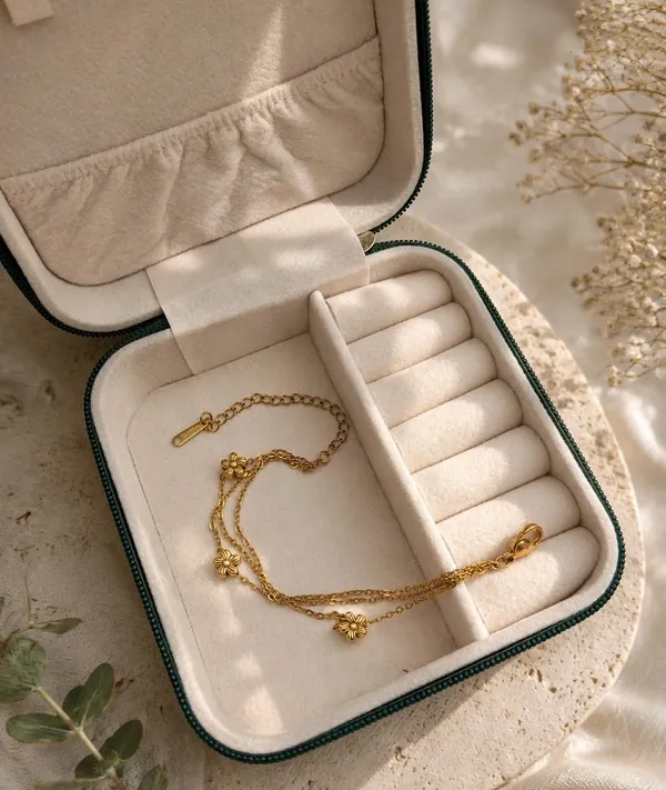 Gold_Plated_Multi_Layer_Floral_Charm_Bracelet_for_Women_|_Adjustable_Chain_Bracelet_|_Flower_Charm_Bracelet_|_Fashion_Jewelry_|_Gift_for_Girls_&_Women
