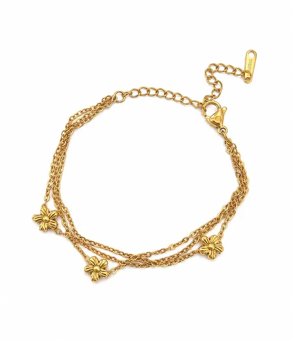Gold_Plated_Multi_Layer_Floral_Charm_Bracelet_for_Women_|_Adjustable_Chain_Bracelet_|_Flower_Charm_Bracelet_|_Fashion_Jewelry_|_Gift_for_Girls_&_Women