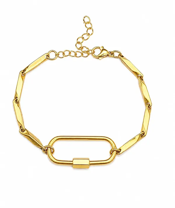 Carabiner_Lock_Charm_Bracelet_for_Women_&_Girl
