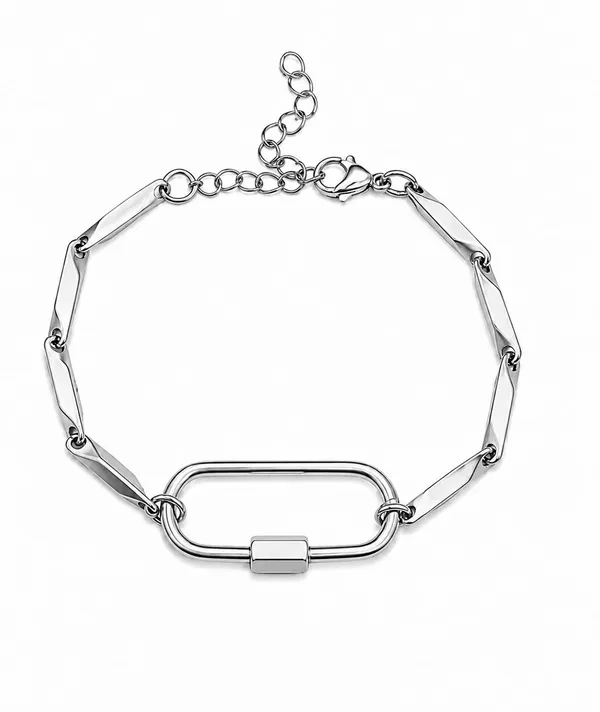 Carabiner_Lock_Charm_Bracelet_for_Women_&_Girl_(SILVER)