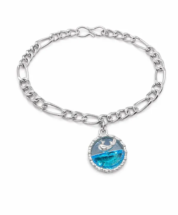 Silver_Figaro_Chain_Bracelet_with_Blue_Ocean_Dolphin_Charm,_Crystal_Embellished_Pendant_(A481,_1)