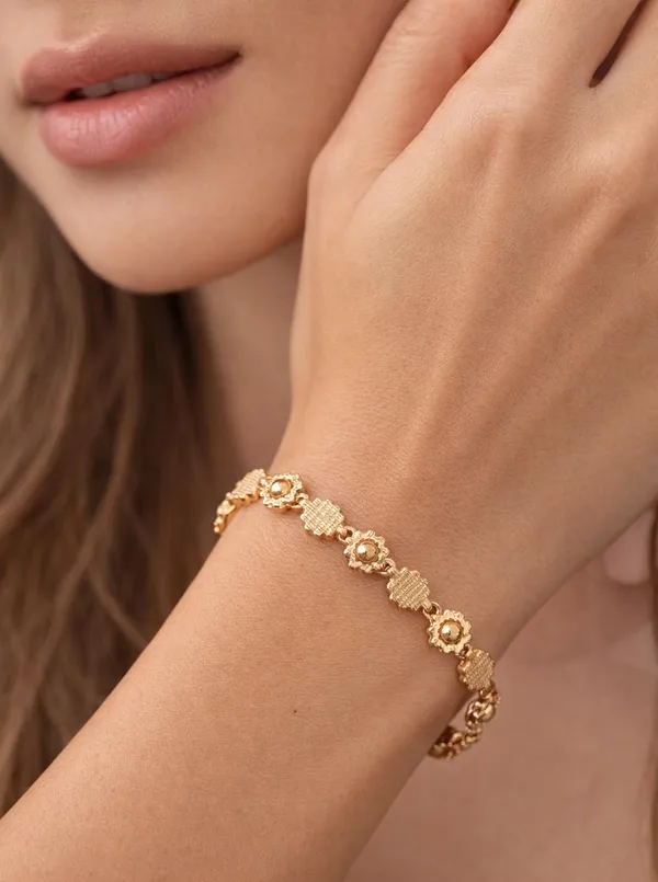 Gold_Plated_Beaded_Bracelet_for_Women_|_Pearl_&_Pastel_Stone_Charm_Bracelet_|_Adjustable_Chain_Link_Bracelet_(A417)