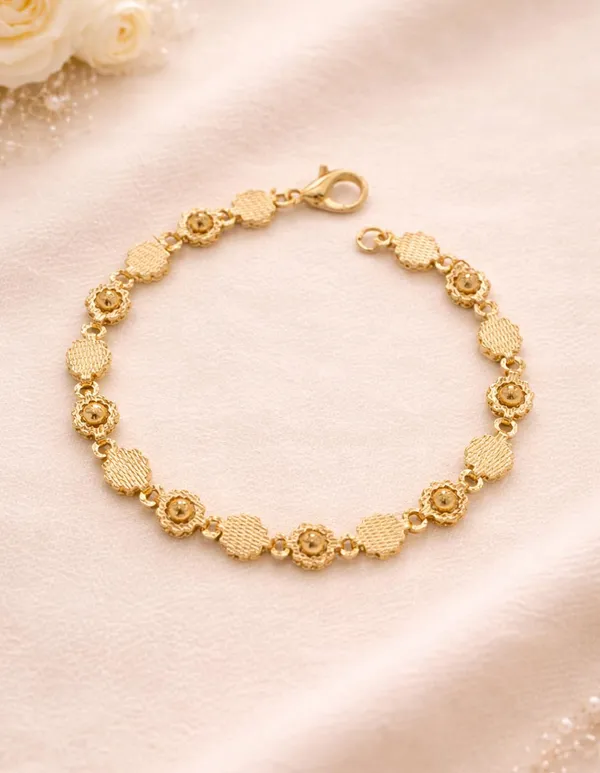 Gold_Plated_Beaded_Bracelet_for_Women_|_Pearl_&_Pastel_Stone_Charm_Bracelet_|_Adjustable_Chain_Link_Bracelet_(A417)
