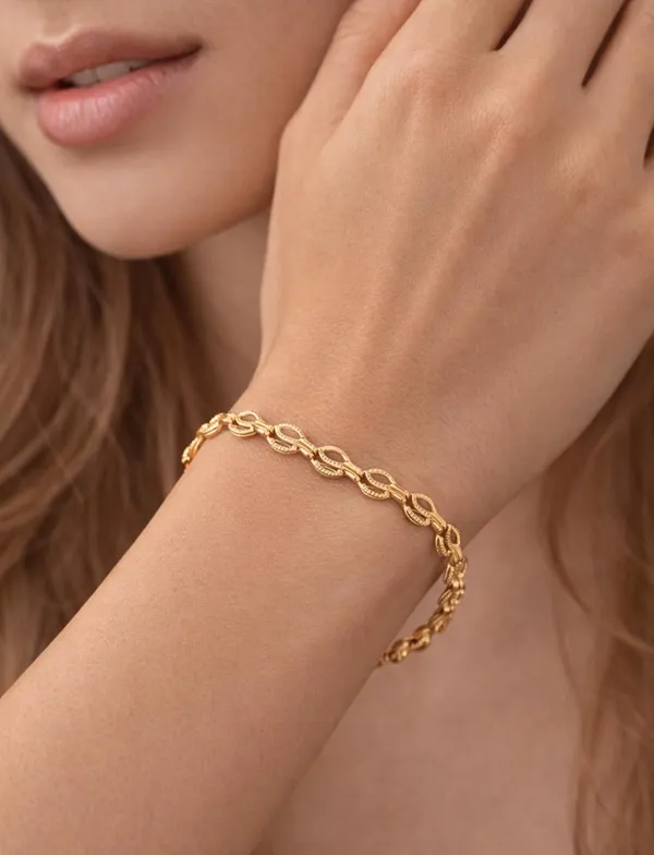 Gold_Plated_Beaded_Bracelet_for_Women_|_Pearl_&_Pastel_Stone_Charm_Bracelet_|_Adjustable_Chain_Link_Bracelet_(A416)