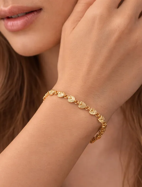 Gold_Plated_Beaded_Bracelet_for_Women_|_Pearl_&_Pastel_Stone_Charm_Bracelet_|_Adjustable_Chain_Link_Bracelet_(A418)