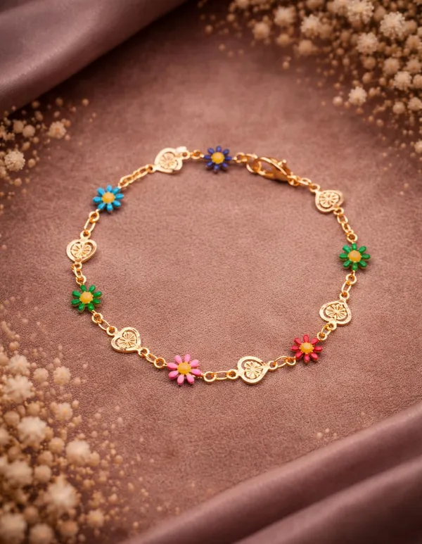 Gold_Plated_Beaded_Bracelet_for_Women_|_Pearl_&_Pastel_Stone_Charm_Bracelet_|_Adjustable_Chain_Link_Bracelet_(A423)