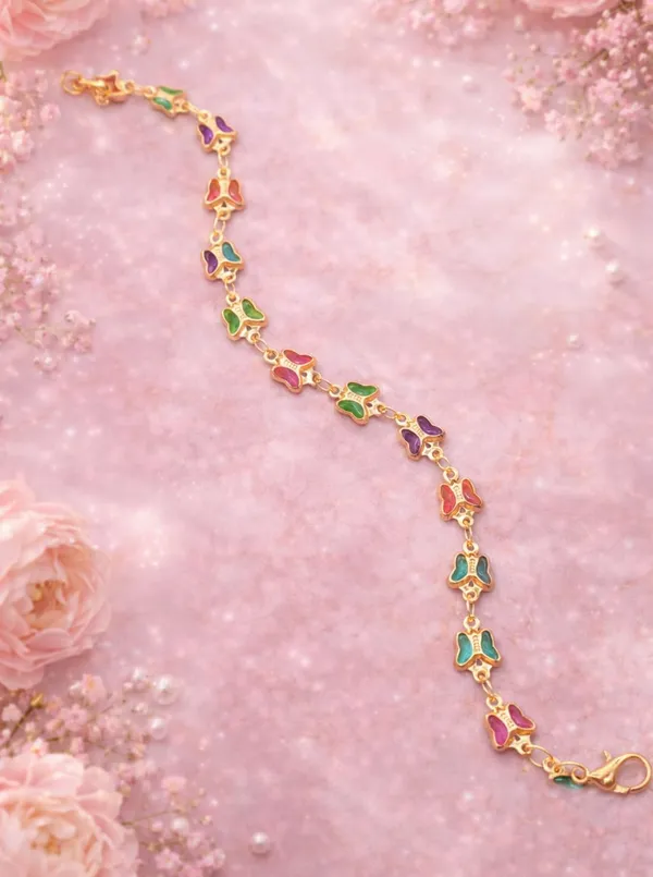 Gold_Plated_Beaded_Bracelet_for_Women_|_Pearl_&_Pastel_Stone_Charm_Bracelet_|_Adjustable_Chain_Link_Bracelet_(A402)