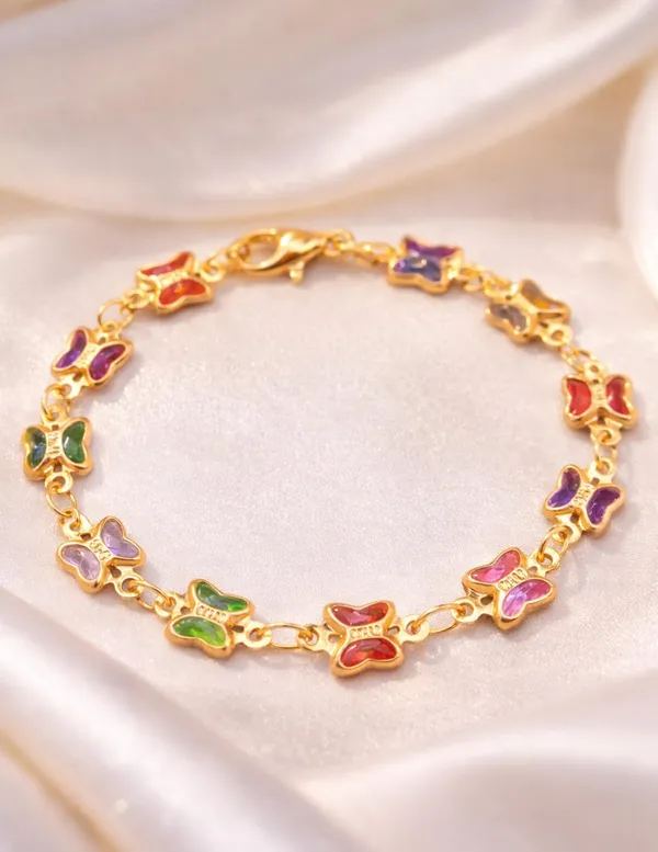 Gold_Plated_Beaded_Bracelet_for_Women_|_Pearl_&_Pastel_Stone_Charm_Bracelet_|_Adjustable_Chain_Link_Bracelet_(A402)