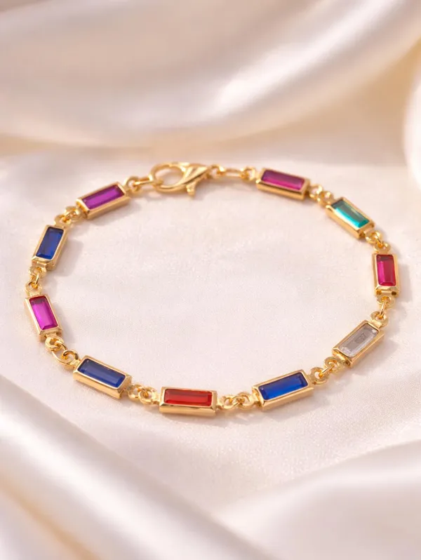 Gold_Plated_Beaded_Bracelet_for_Women_|_Pearl_&_Pastel_Stone_Charm_Bracelet_|_Adjustable_Chain_Link_Bracelet_(A401)