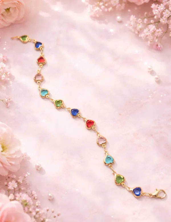 Gold_Plated_Beaded_Bracelet_for_Women_|_Pearl_&_Pastel_Stone_Charm_Bracelet_|_Adjustable_Chain_Link_Bracelet_(A398)