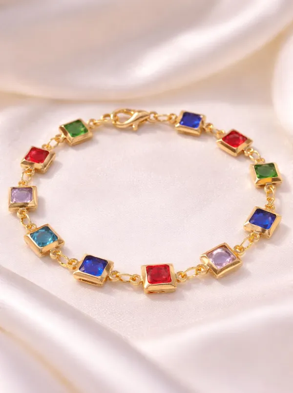 Gold_Plated_Beaded_Bracelet_for_Women_|_Pearl_&_Pastel_Stone_Charm_Bracelet_|_Adjustable_Chain_Link_Bracelet_(A400)