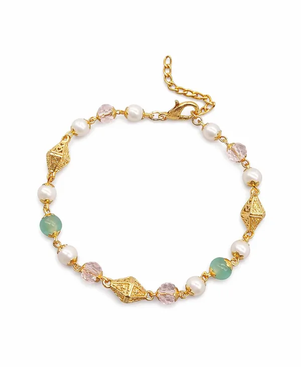 Gold_Plated_Beaded_Bracelet_for_Women_|_Pearl_&_Pastel_Stone_Charm_Bracelet_|_Adjustable_Chain_Link_Bracelet