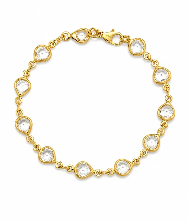 SHANKHRAJ_MALL_Gold-Plated_Crystal_Stone_Link_Chain_Bracelet