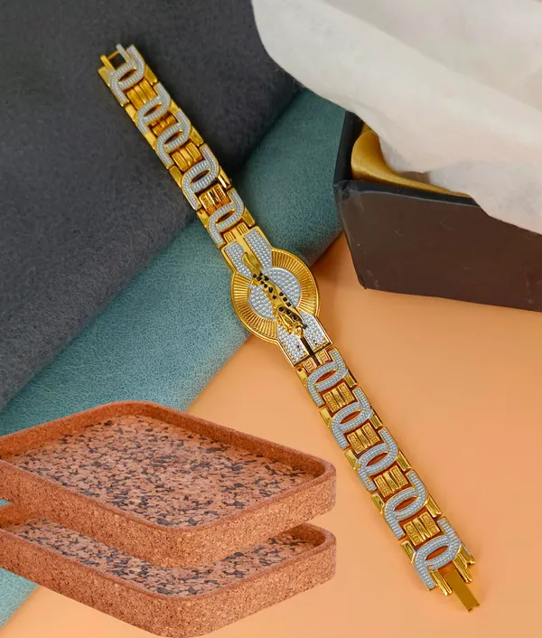 SHANKHRAJ_MALL_MENS_GOLDPALTED_BRASS_BRACELET_(A13)_(A14)