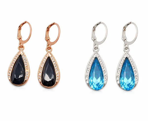 Crystal_Dangle_Hoop_Earrings_Set,_Silver_Tone,_Heart_Lock,_Dolphin,_Teardrop_Designs,_Multiple_Pairs_(A387)