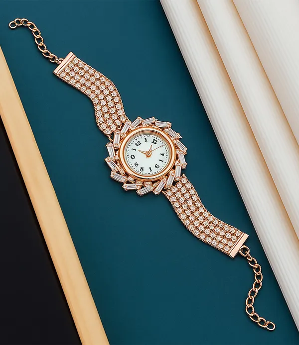 SHANKHRAJ_MALL_Women’s_Rose_Gold_Luxury_Crystal_Watch_Combo_|_Premium_Diamond-Look_Bracelet_&_Watch_Set_|_Wedding_&_Set_for_Ladies_(A308_Rose)