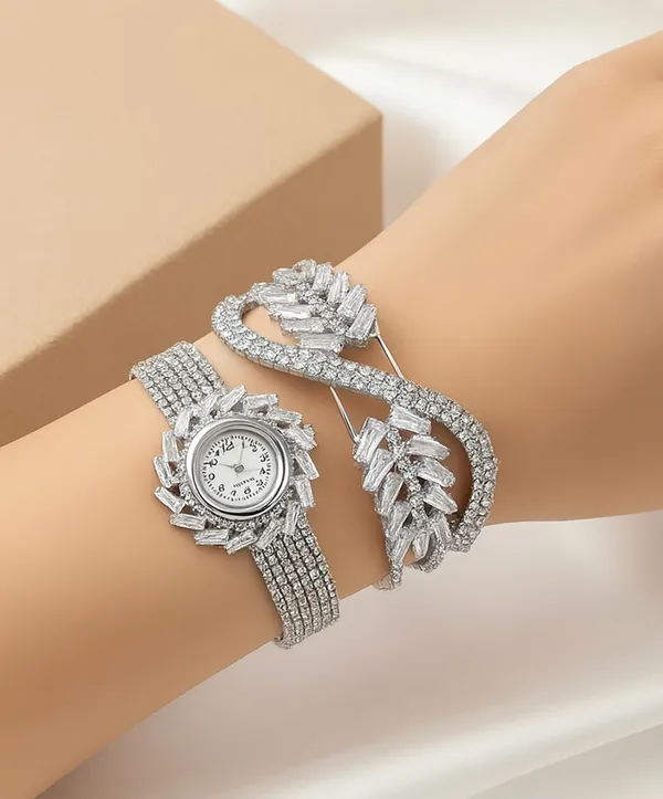 SHANKHRAJ_MALL_Women’s_Rose_Gold_Luxury_Crystal_Watch_Combo_|_Premium_Diamond-Look_Bracelet_&_Watch_Set